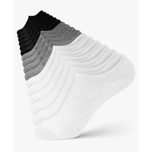 wernies No Show Socks Women - 8 Pairs Ankle Socks for Women, Low Cut Socks Short Cotton Socks, Invisible Casual Socks