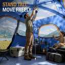 Camping Tent for 6 Person, Family Cabin Tent with Rainfly, 10'X9'X78in