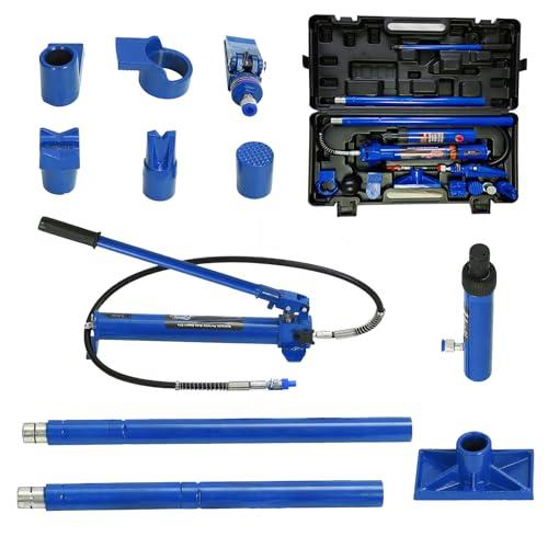 Garvee 10 Ton Porta Power Kit, Heavy Duty Hydraulic Auto Body Frame Repair Kit, Hydraulic Porta Power Set with Portable Storage Case for Cars, Trucks, SUVs & More