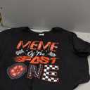 Meme of The Fast One First Birthday Racing Car Family T-Shirt.XL
