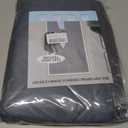 Magnetic Thermal Insulated Door Curtain, Fits Door Size 36" x 80", Center Opening, Durable Oxford Cloth&Thicken Polyester Fiber, Weighted Bottom,Temporary Door Thermal Curtains (Gray)