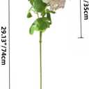 Hydrangea Artificial Flowers,19 Inch Double-Headed Faux Hydrangeas,Artificial Snowball Viburnum Flowers for Home Office Decor Wedding Party Arrangements（2pcs (Light Pink)