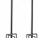 76" Shepherds Hooks for Outdoor, Extra Thick Bird Feeder Pole with 5 Prong Base, Adjustable Shepards Hook for Garden, Weddings, Hanging Plant