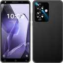 LilCost Note 60 Smartphone, 16GB ROM,128GB Extension,Dual SIM, 5.0'' HD Display with 3500mAh Battery and Dual Camera,Support WiFi/Bluetooth/Face Unlock Android Phone (Black)