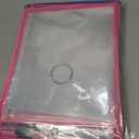 GNL Dry Erase Pocket Sleeves 30 Packs, Reusable Clear Plastic Ticket Holders with Rings, Durable & Easy-to-Erase Sheet Protectors, Assorted Colors 10x14 Inch for Classroom & School Teacher Supplies