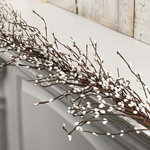 NeoL'artes 60 inch Pip Berry Garland for Holiday Craft Dcor or Celebrations Embellishing (Cream White) Easter Farmhouse Decoration