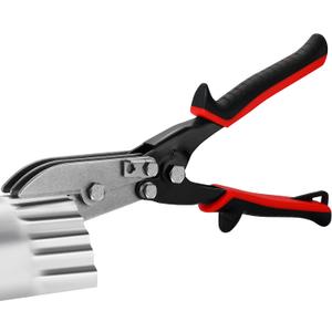 5 Blade Hand Crimper Sheet Metal Tools, HVAC Tool for 24-28 Gauge Duct Work Downspout and Stove Pipe, Sheet Metal Crimper Gutter End Cap Duct Crimping Tool Rust Resistant Ergonomic Handle(Black)
