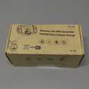 Sumind 2026 Upgraded Wireless Bluetooth Car Adapter FM Transmitter, 1.7'' LCD Display, Flexible Gooseneck, 20W QC3.0&Dual USB Ports, AUX Input/Output for Hands-Free Call, Micro/TF Card(Blue,PD)