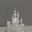 Baquler Castle Cake Topper Figurine Wedding Cake Topper Birthday Castle Night Light USB Rechargeable Princess Night Light for Wedding Birthday Party Decor(Colorful Light)