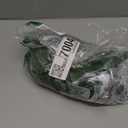 Girls Swimsuit Criss Cross Ruched One Piece Bathing Suit with Printed Mesh Cover Ups Adjustable Straps Swimwear 6-15Y (13-14 Years, Green)