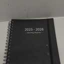 2026-2027 Monthly Planner (7.4'' x 9.6''), 18 Months Calendar Planner from Jan 2026-Jun 2027, Agenda 2026 with Pocket, 120GSM Paper, Black