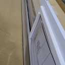 Ideal Pet Products Aluminum Pet Patio Door, Adjustable Height 77-5/8" to 80-3/8", 7" x 11-1/4" Flap Size, White