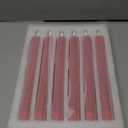 JOIONE Flameless Taper Candles Flickering Battery Operated, 3D Wick Warm Light Electric Candles with 2 Remote Timer, 9.6" Red Real Wax LED Candles for Christmas Home Party Wedding Decoration (6 Pack)