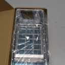 Cisily Sink Caddy Sponge Holder for Kitchen, 304 Stainless Steel Rustproof, Kitchen Sink Caddy with High Brush Holder, Dish Sponge Organizer with Divider(Silver) (9.25)