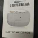 Electric Nail Clipper for Baby, Seniors, Kids, Automatic Finger Nail Cutter Trimmer Machine, 2-in-1 Rechargeable Nail Cloppers with LED Light and Storage Box, 2-Speed Nail Polisher for Children Type-C