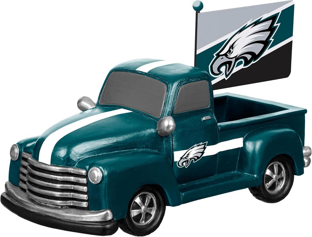 NFL Rally Truck Statue, Outdoor Garden or Indoor Fan Dcor, Sports Fan Collectible Figurine