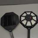 OKPRO Solar Lights Outdoor, 168LED 6500K Flood Light Dusk to Dawn, 8 Sides Solar Outdoor Lights with Motion Sensor, IP66 Waterproof Solar Street Lights Outdoor for Yard, Pools(2 Pack)