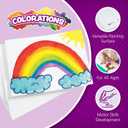 Colorations Art Paper, 9" x 12" Painting & Craft Paper, Finger Paints, Watercolor, Tempera, Drawing, Art Room & Homeschool Crafts 100 sheets