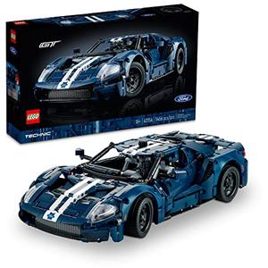 LEGO Technic 2022 Ford GT Building Set for Adults - Gifts for Christmas - Collectible Kit W/Authentic Features, Ages 18+ - 1:12 Scale - Display as Bedroom or Home Decor - 42154