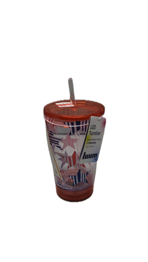 Luum Glo&Go Led 18 Oz Tumbler Stars