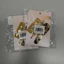 2 x Kitsch Stackable Acrylic Snap Hair Clip, Snap Hair Barrettes for Thick & Thin Hair, Hair Accessories for Women & Girls, Cute Barrettes, 3pcs (Citrine)