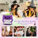 2 x Halloween Positive Cauldron Pot Crochet  Emotional Insprirational Support Gifts for Women Men - Cheer Birthday Gifts for Friends Sister Dad Mom Coworker  Halloween Party Decor Crochet Gift