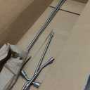 120" Pressure Washer Extension Wand, Power Washer Extension Pole with 5 Nozzle Tips - Pressure Washer Lance Wands 4000 PSI, Curved Gutter Cleaner Attachment, 1/4" Quick Connect for High-Reach