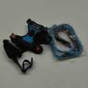 tobeDRI No Pull Dog Harness Adjustable Reflective Oxford Easy Control Medium Large Dog Harness with A Free Heavy Duty 5ft Dog Leash (S (Neck: 13"-18", Chest: 17.5"-22"), Blue Harness+Leash)