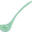 2 x Reston Lloyd Melamine Soup Ladle Kitchen Utensil, Premium Quality Utensil with Heat Resistant Ergonomic Handle, Durable BPA-Free Plastic, 10.5 inch long, One Piece, Seafoam