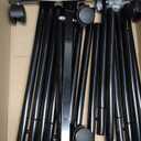 Clothes Rack for Hanging Clothes: Clothing Coat Garment Rolling Racks with Wheels Shelf Portable Closet Storage Organizer Wardrobe Strudy Metal Freestanding Laundry Room Bedroom Dress Shirt Jacket (Black)