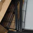 SONGMICS 7-Tier Storage Unit, Wire Shelving, Kitchen Metal Rack With Adjustable Shelves, Shelf Liners, 8 Hooks, for Garage, 13.4 x 23.2 x 70.9 Inches, Black ULGR067B01