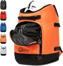 55L70L Expandable Ski Boot Bag – Waterproof, Durable with Helmet Compartment – Ideal for Ski & Snowboard Gear – Men & Women