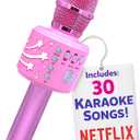 Move2Play Motown Magic, Bluetooth Karaoke Microphone | Includes 30 Famous Songs |Kids Karaoke Microphone | Birthday Gift for Boys and Girls Ages 3 4 5 6 7 8+