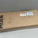 Moen Revyl Bronzed Gold One-Handle Single Hole Modern Bathroom Sink Faucet with Optional Deckplate and Spring Loaded Drain Assembly, 84771BZG