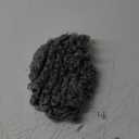 Grey Afro Curly Wig for Men 80s Disco Fluffy Synthetic Gray Elf Wig for Halloween Cosplay Hair Wigs
