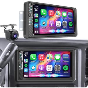 4G+64G Android 15 Car Radio for 2003 2004 2005 2006 Chevrolet Chevy Silverado Impala Tahoe GMC Sierra Yukon, 7" IPS Touch Screen Car Stereo Wireless CarPlay/Android Auto/Mirror Link, Backup Camera/SWC