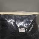 Outpain Black Spandex Tablecloth for 8 Foot Rectangle Tables, 6 Pack Black Wrinkle Free Fitted Table Cloths 8ft Stretchy Banquet Table Clothes Cover Desk Skirt for Birthday Wedding Parties Baby Shower