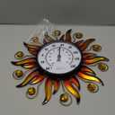 Indoor Outdoor Thermometer, Sun Wall Mounted Thermometer Decorative for Patio, Living Room, Garden Greenhouse, Wine Cellar, No Batteries Required