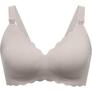 Momcozy Nursing Bras for Breastfeeding, Seamless Pregnancy Maternity Bra Wireless Classic Jelly Strip Support Nursing Bra