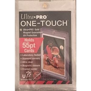 1 (One) 55pt Ultra Pro One-Touch Magnet Card Holder for Thicker Baseball and other Trading Cards 10 Count