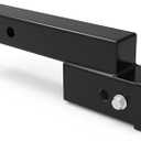 RETURE Trailer Hitch Receiver Adapter, 7500lbs Hitch Extender Receiver, 2" Drop/Riser, 7" and 9" Extension Length, Fits for 2" Trailer Receivers