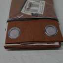 PrinceDeco Blackout Curtains 63 Inches Long 2 Panels 100% Blackout Curtains for Bedroom Thermal Insulated Textured Drapes for Living Room Anti-Rust Grommet Top, 52" W x 63" L,Washed Spice