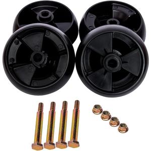 4 Pack lawn mower Deck Wheels Replacement MTD 734-04155 Toro 112-0677 Fit for Craftsman Husqvarna Cub Cadet