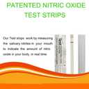 Nitric Oxide Test Strips [50strips]- Nitric Oxide Indicator Strips Work by Measuring The nitrites in Your Mouth to Indicate The Amount of Nitric Oxide in Your Body, get Results in just 10-15 Seconds