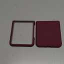 for Motorola Moto Razr Plus 2024/2025 Phone Case Silicone, Minimalist Ultra Thin Slim Soft Rubber Solid Color Simple Cute Case for Women, Aesthetic Girly Plain Jelly Gel Cover, Burgundy Maroon