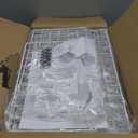 6-Tier Stackable Closet Organizers and Storage Shelves, Closet Shelf Organizer Basket Bins, Foldable Sweater Storage for Clothes Organizer System, WhitePatent Pending