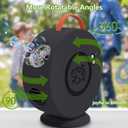 Bubble Machine for Kids Toddlers, 90 360 Rotatable Automatic Bubble Blower 4000+ Bubbles/Min, Bubble Maker for 3 4 5 6 7 8 Year Old, Easter Christmas Birthday Outdoor Wedding Party Gifts