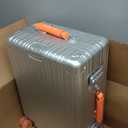 22x14x9 inch Zipperless Cabin Suitcase, 22 Inch 100% All Aluminum Shell Carry-on Suitcase, 56x36x22cm Aluminum Luggage Cabin, Aluminium Zipperless Carry On Luggage with Skate-Grade PU Wheels,TSA Locks (Silver)