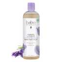 BABO Botanicals Calming Lavender 2-in-1 Bubble Bath & Wash - Relaxing Chamomile & Lavender - EWG Verified- Vegan- for All Ages- Scented with Lavender Essential Oil - 1 or 2-Pack