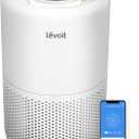 LEVOIT Air Purifier for Home Bedroom Dorm Room, Smart WiFi Alexa Control, AHAM VERIFIDE, 3-in-1 Filter with HEPA Sleep Mode for Allergens, Pollutants, Smoke, Dust, Core 200S-P, White